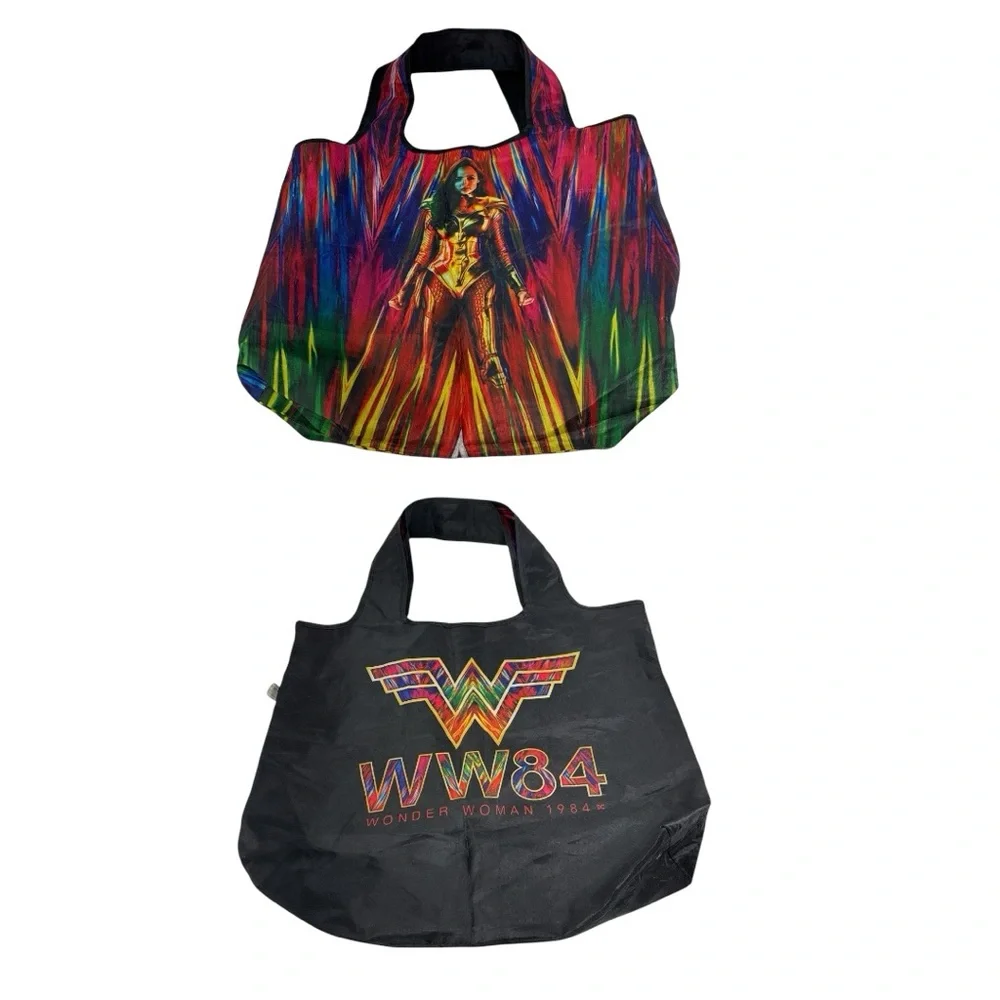 DC Universe Wonder Woman WW84 Reversible Tote Bag Dynamic Red and Black